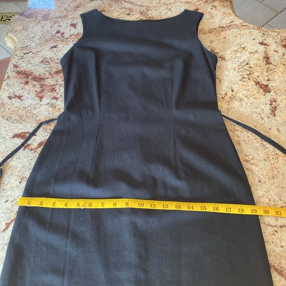 REITMAN’S SLEEVELESS BLACK MIDI DRESS . - Picture 10 of 12